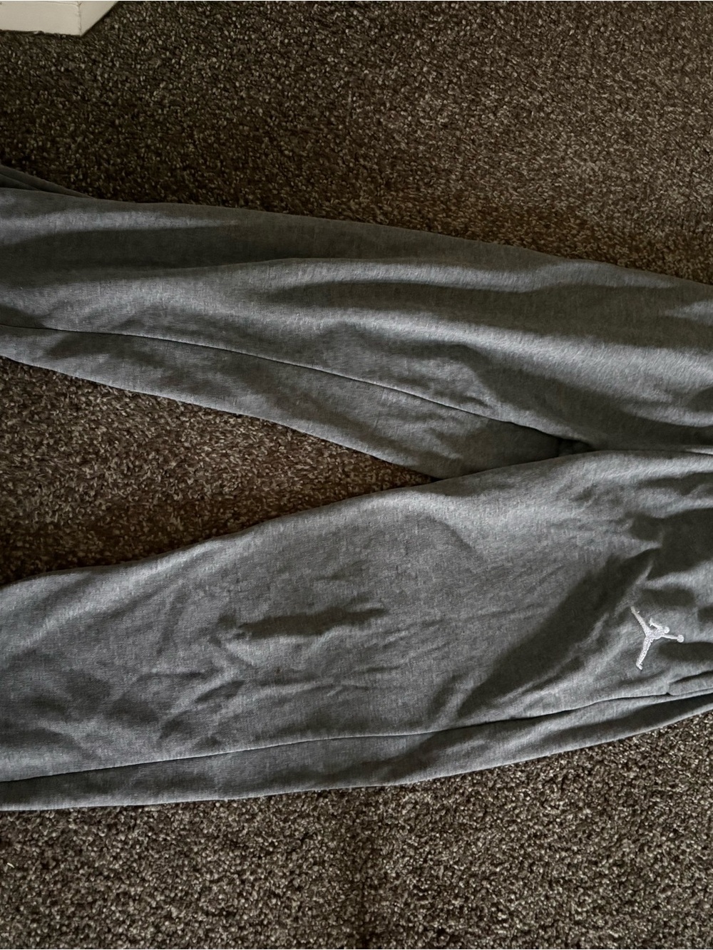 Jordan Men's Charcoal Gray Performance Joggers